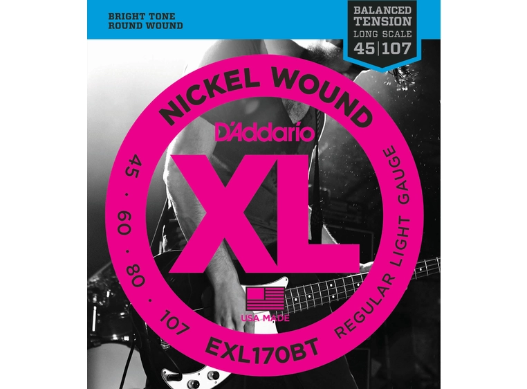 D'Addario EXL170BT Balanced Tension El. (045-107) Bass 